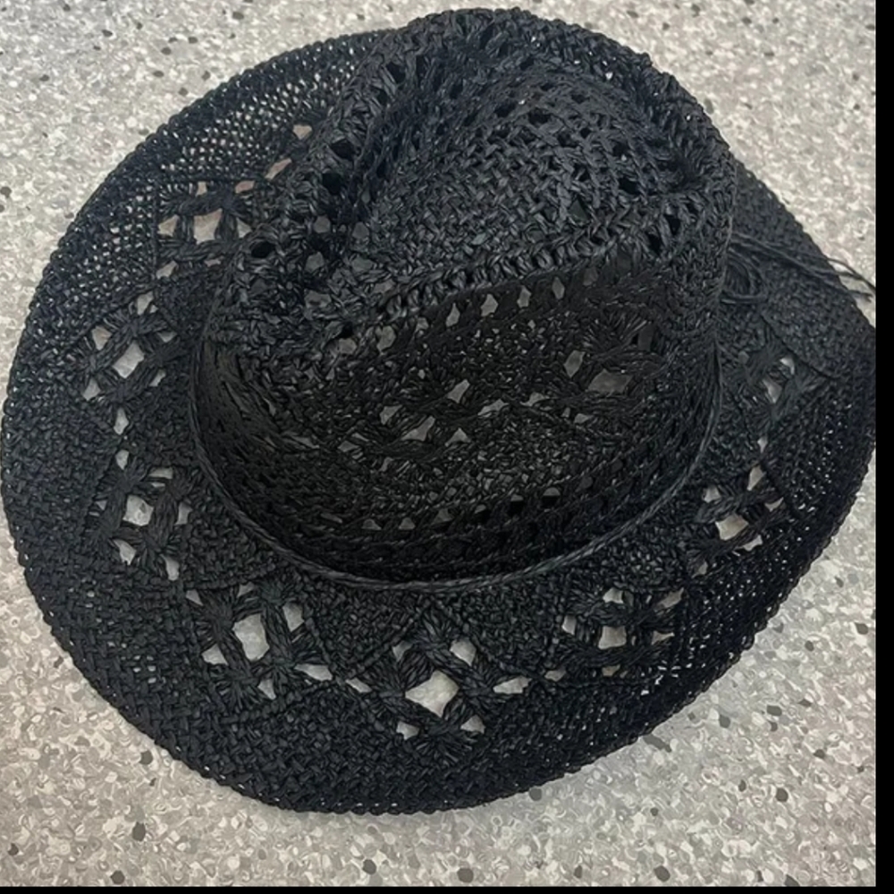 Straw cowboy hat